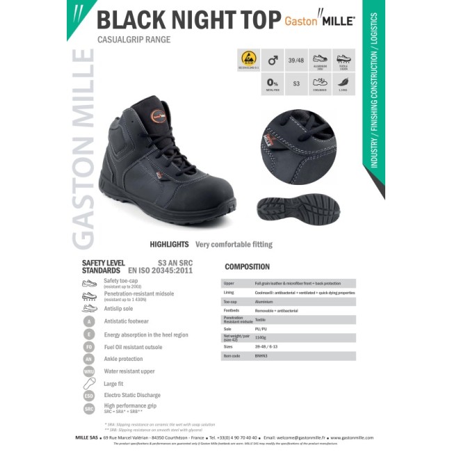 Gaston Mille Black Night Top S3 AN SRC ESD Gaston Mille Black Night Top S3 AN SRC ESD