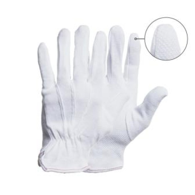 Medvilninės darbo pirštinės Gloves Pro White Cotton