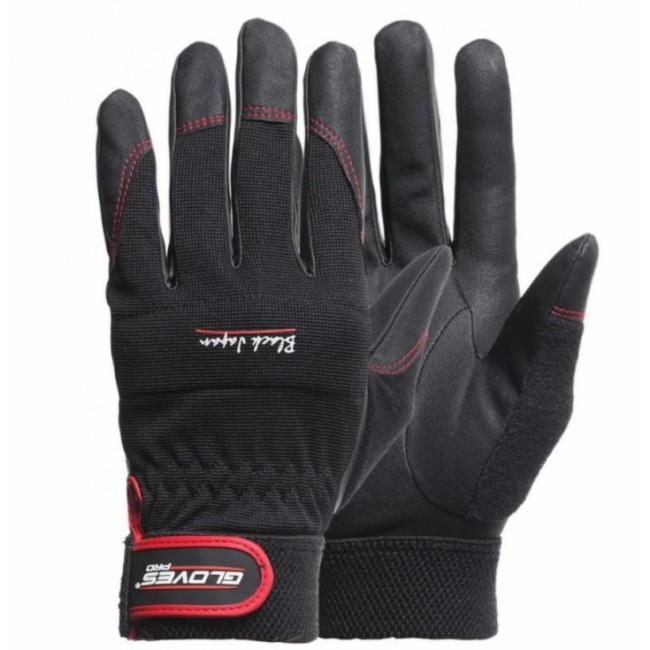 Montažinės darbo pirštinės Gloves Pro Black Japan