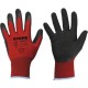 Nailoninės darbo pirštinės aplietos lateksu Stepo Redstar Nailoninės darbo pirštinės aplietos lateksu Stepo Redstar