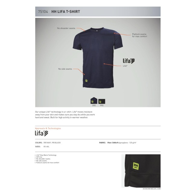 Marškinėliai Helly Hansen Lifa 75104