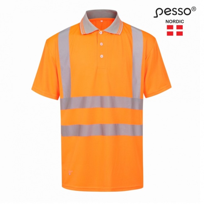 Signaliniai marškinėliai Polo Pesso, oranžiniai