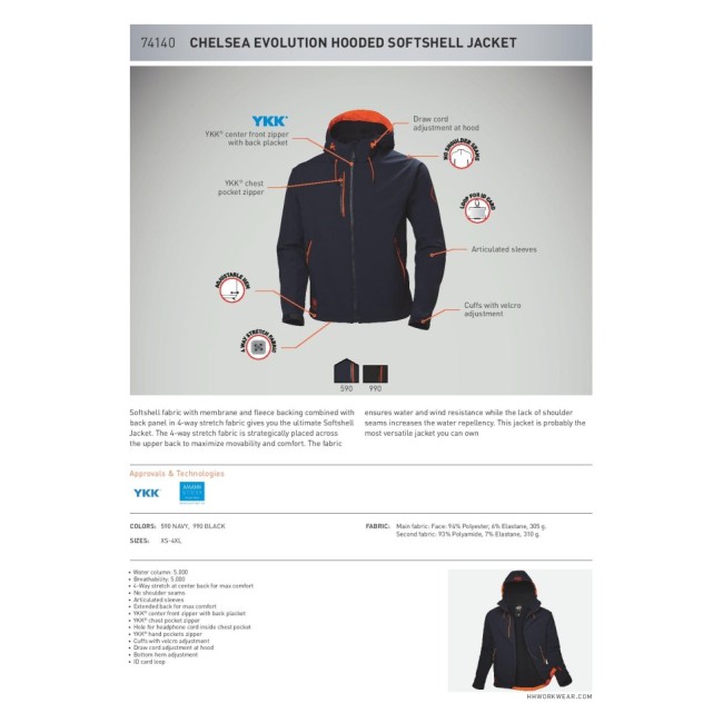 Striukė HELLY HANSEN Chelsea Evolution 74140
