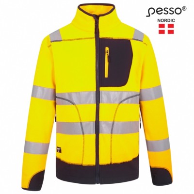 Švelnus ir minkštas Fleece audinio džemperis Pesso FL 02, geltonas Švelnus ir minkštas Fleece audinio džemperis Pesso FL 02, geltonas