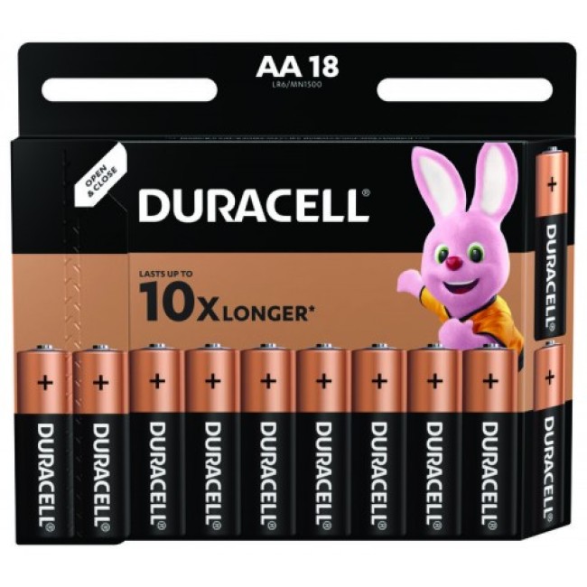 Baterija Duracell LR6, 18vnt